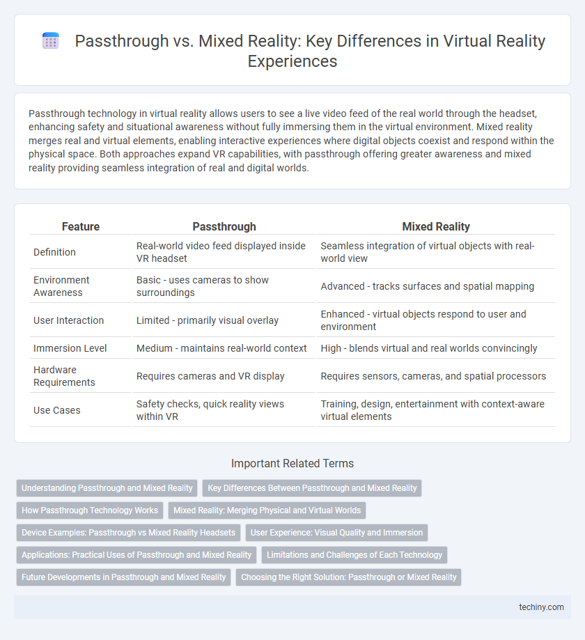 Passthrough vs. Mixed Reality: Key Differences in Virtual Reality Experiences