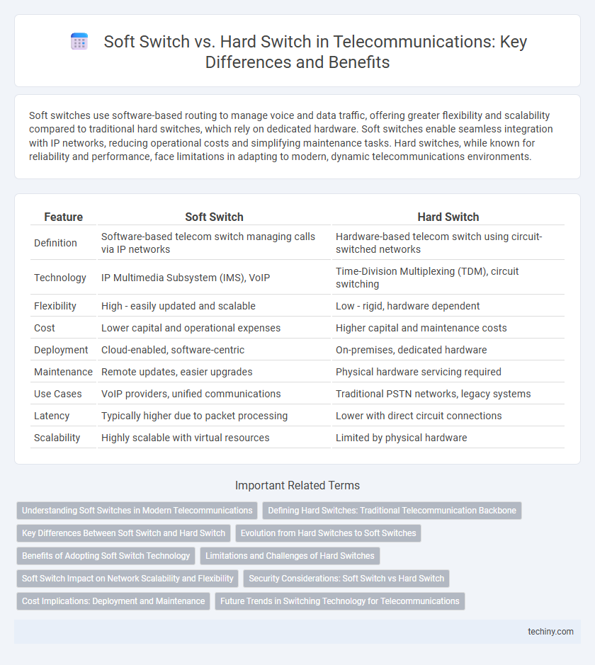 Soft Switch vs. Hard Switch in Telecommunications: Key Differences and Benefits