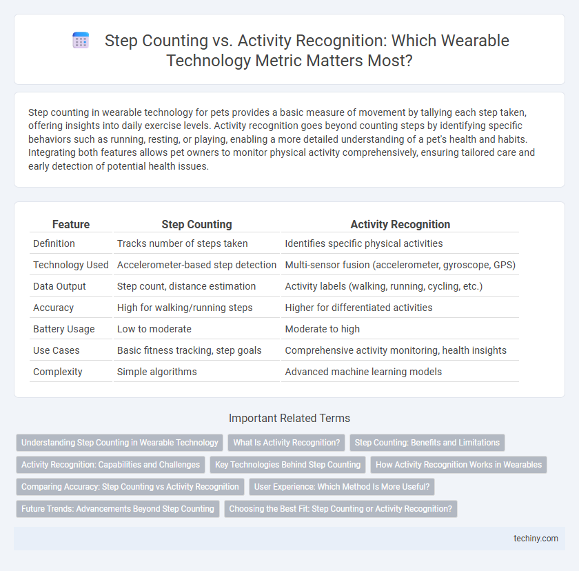 Step Counting vs. Activity Recognition: Which Wearable Technology Metric Matters Most?