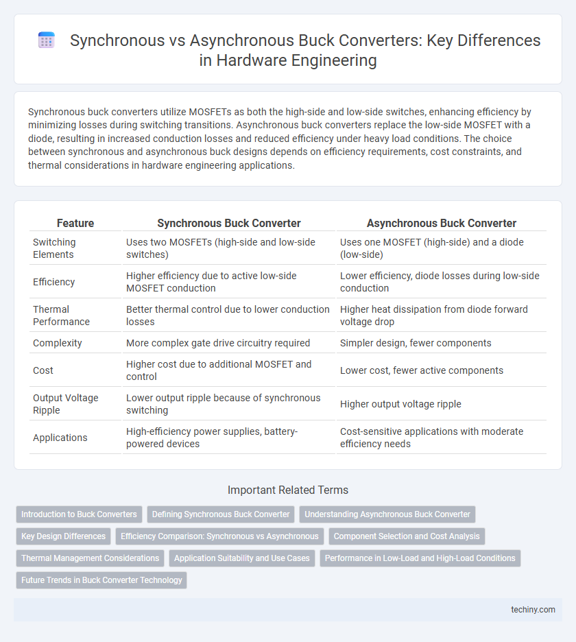 Synchronous vs Asynchronous Buck Converters: Key Differences in Hardware Engineering
