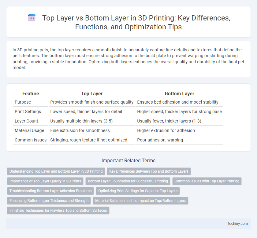 Top Layer vs Bottom Layer in 3D Printing: Key Differences, Functions, and Optimization Tips