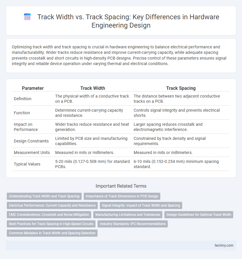 Track Width vs. Track Spacing: Key Differences in Hardware Engineering Design