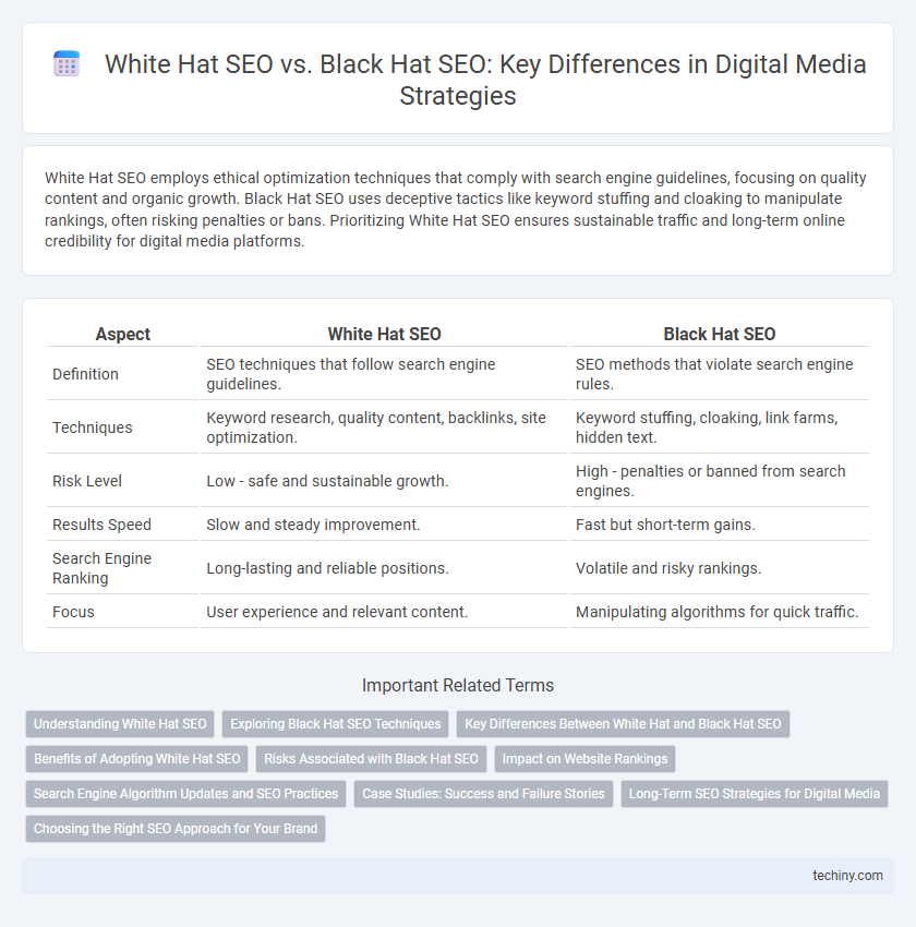 White Hat SEO vs. Black Hat SEO: Key Differences in Digital Media Strategies