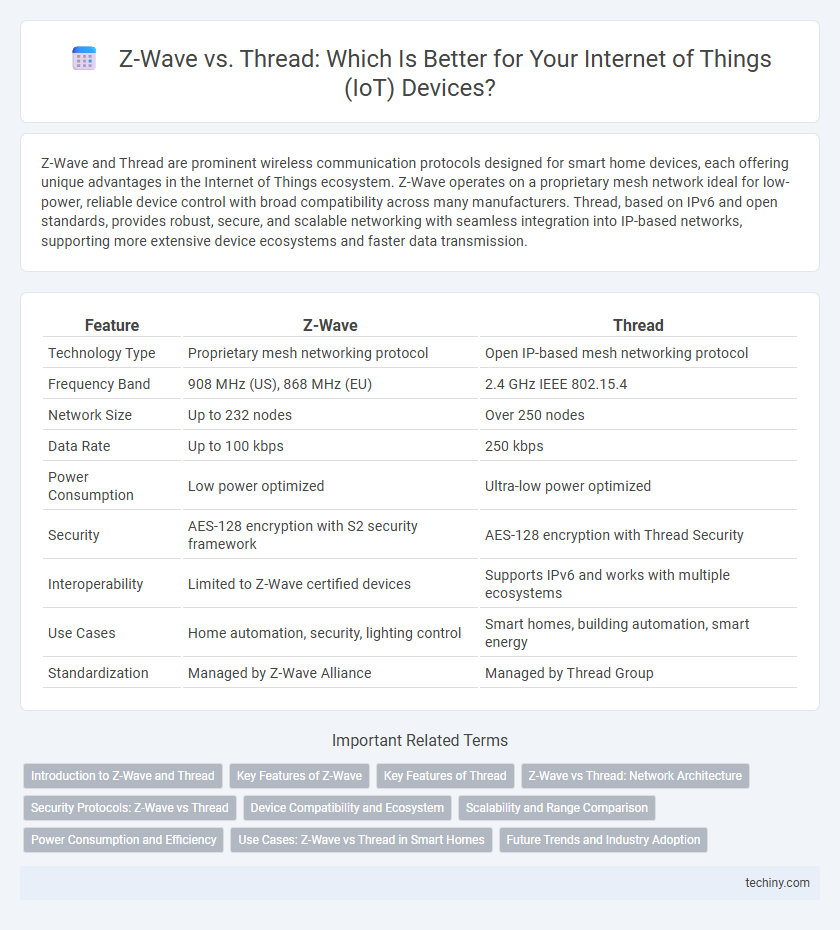 Z-Wave vs. Thread: Which Is Better for Your Internet of Things (IoT) Devices?