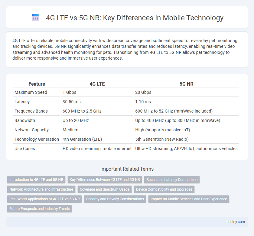 4G LTE vs 5G NR: Key Differences in Mobile Technology