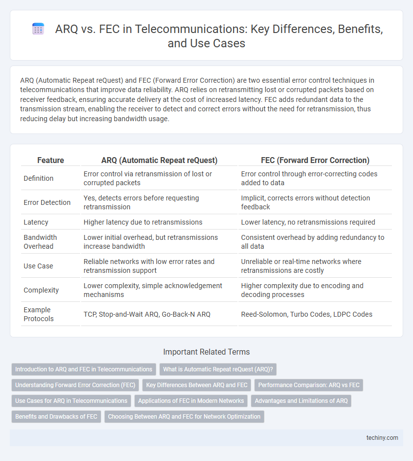 ARQ vs. FEC in Telecommunications: Key Differences, Benefits, and Use Cases