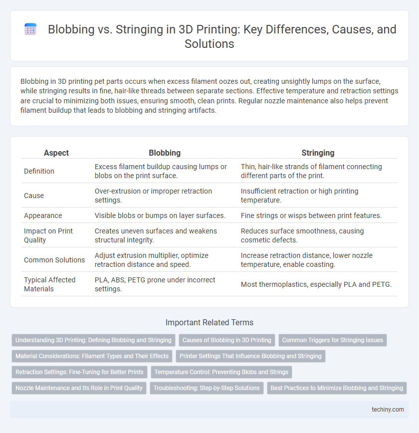Blobbing vs. Stringing in 3D Printing: Key Differences, Causes, and Solutions