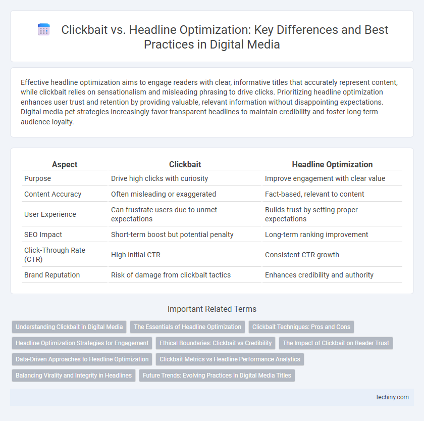 Clickbait vs. Headline Optimization: Key Differences and Best Practices in Digital Media