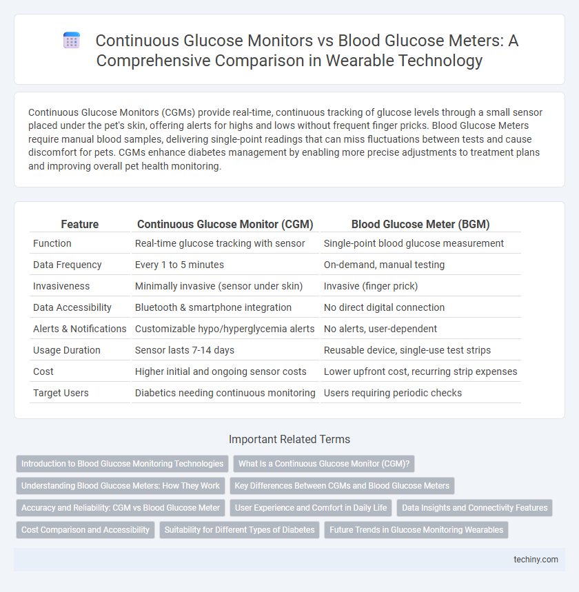 Continuous Glucose Monitors vs Blood Glucose Meters: A Comprehensive Comparison in Wearable Technology