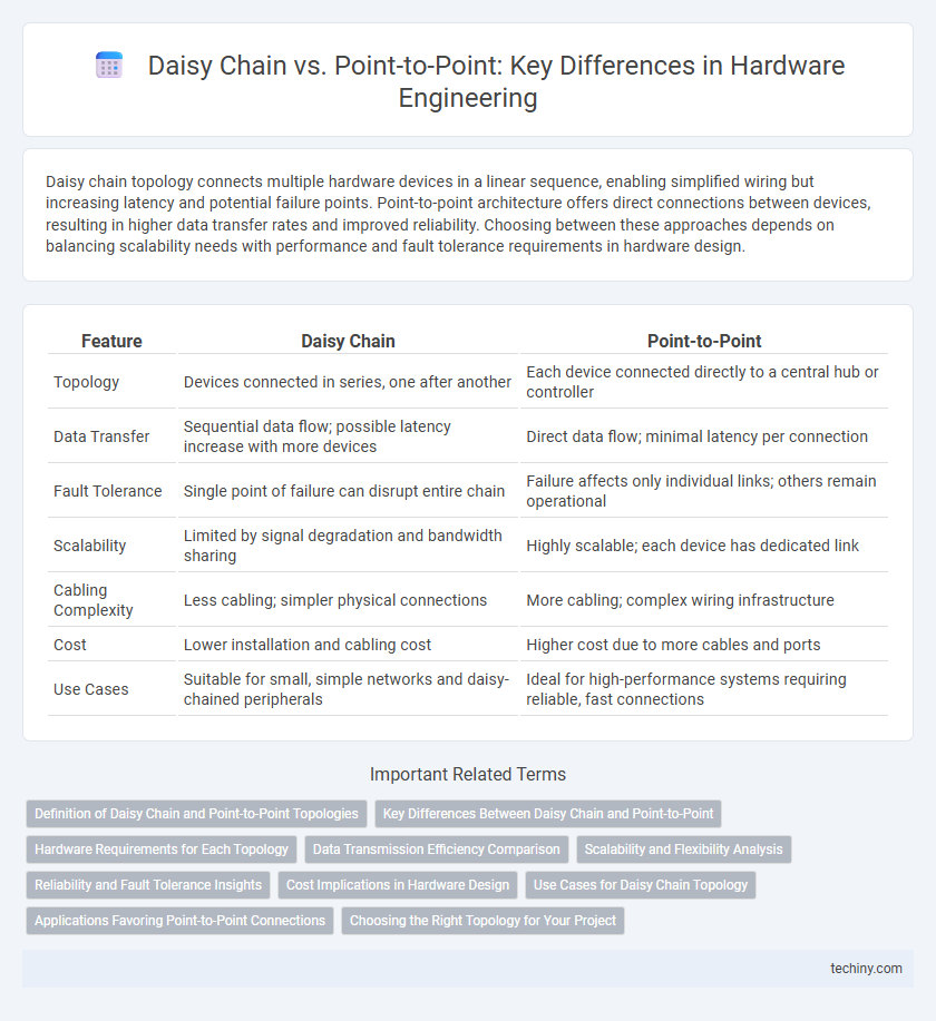 Daisy Chain vs. Point-to-Point: Key Differences in Hardware Engineering