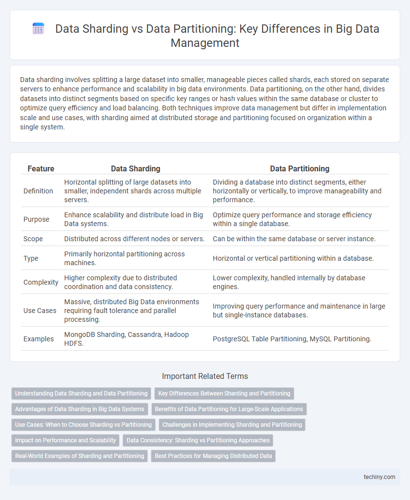Data Sharding vs Data Partitioning: Key Differences in Big Data Management