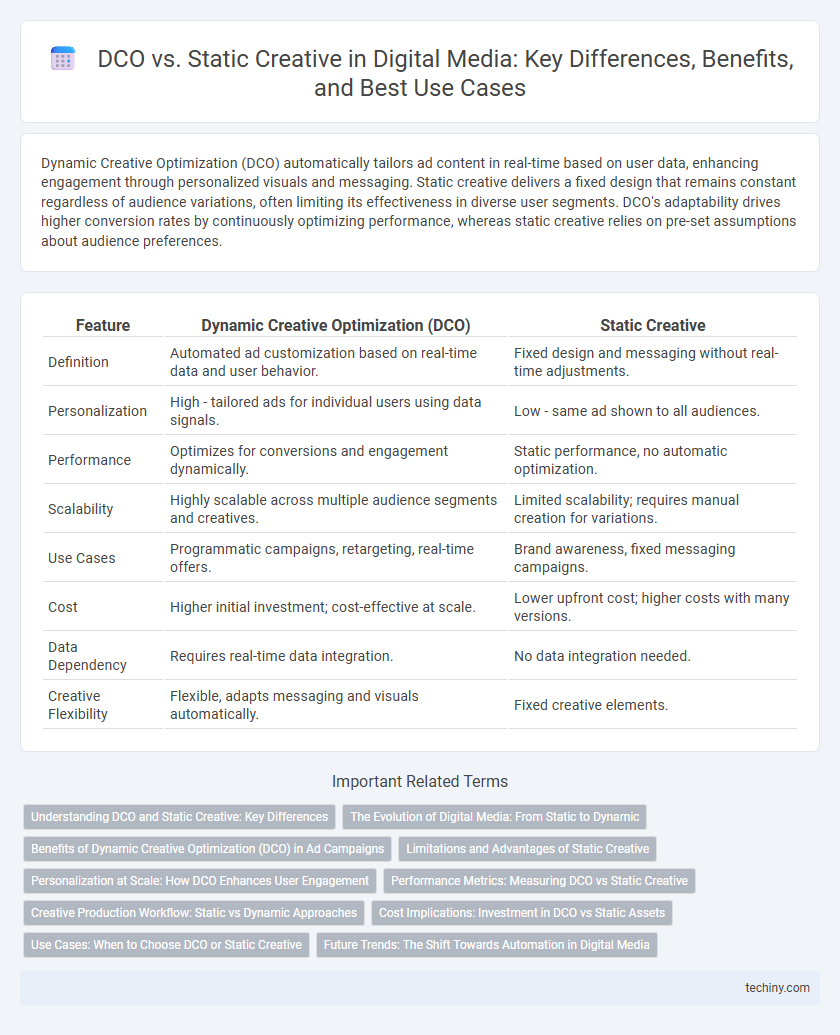 DCO vs. Static Creative in Digital Media: Key Differences, Benefits, and Best Use Cases