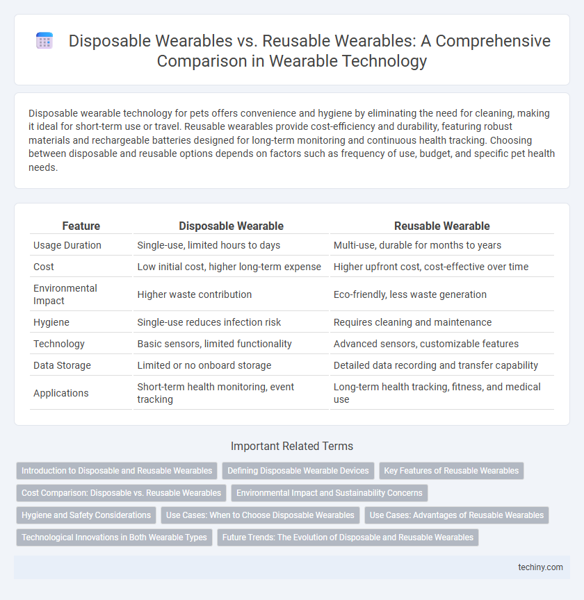Disposable Wearables vs. Reusable Wearables: A Comprehensive Comparison in Wearable Technology