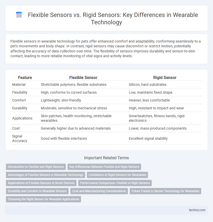 Flexible Sensors vs. Rigid Sensors: Key Differences in Wearable Technology