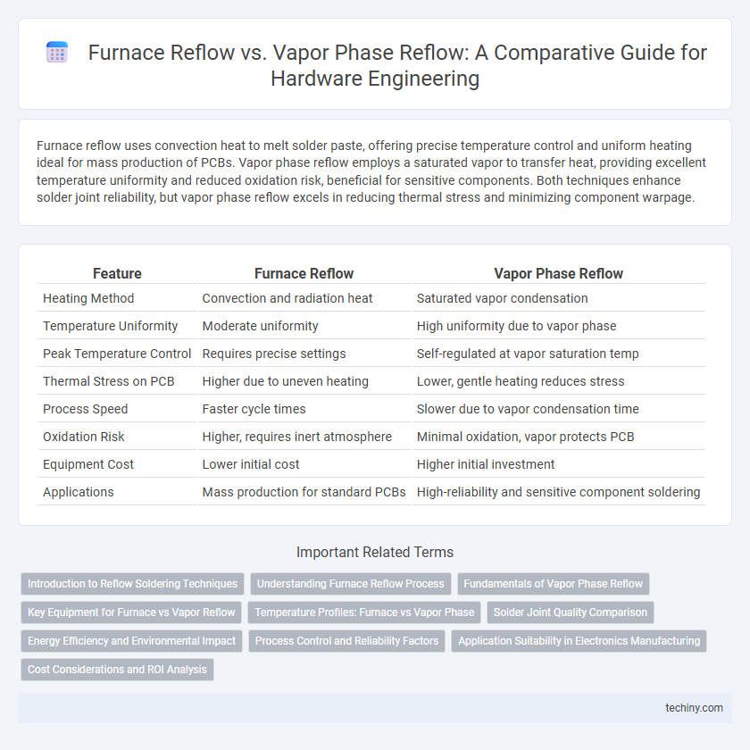 Furnace Reflow vs. Vapor Phase Reflow: A Comparative Guide for Hardware Engineering