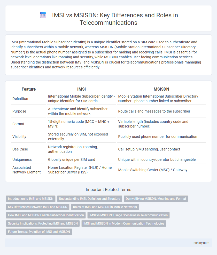 IMSI vs MSISDN: Key Differences and Roles in Telecommunications