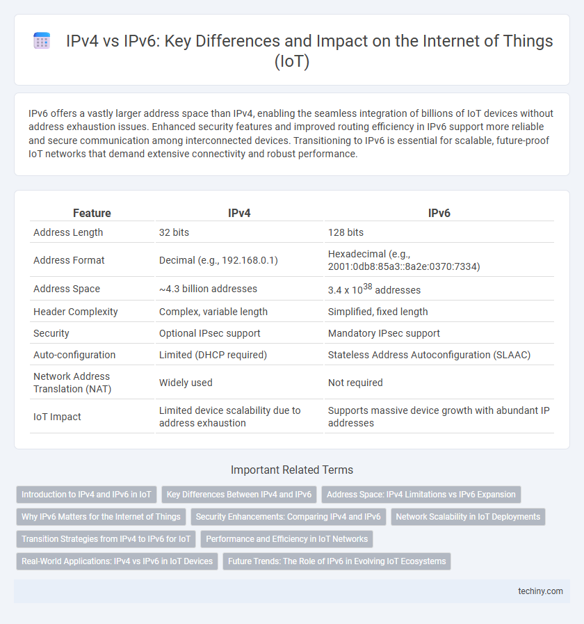 IPv4 vs IPv6: Key Differences and Impact on the Internet of Things (IoT)