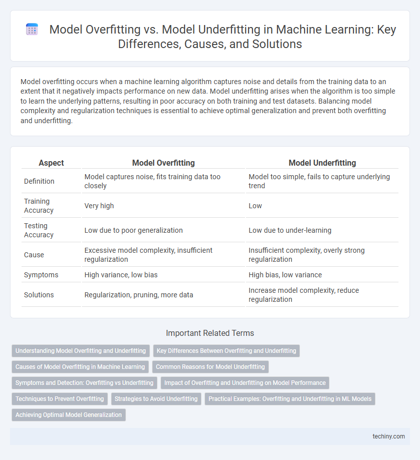 Model Overfitting vs. Model Underfitting in Machine Learning: Key Differences, Causes, and Solutions