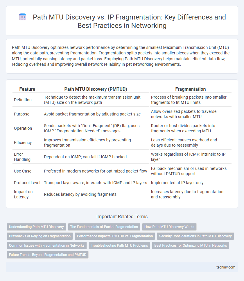 Path MTU Discovery vs. IP Fragmentation: Key Differences and Best Practices in Networking