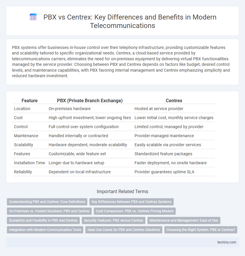 PBX vs Centrex: Key Differences and Benefits in Modern Telecommunications