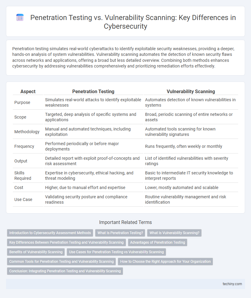 Penetration Testing vs. Vulnerability Scanning: Key Differences in Cybersecurity