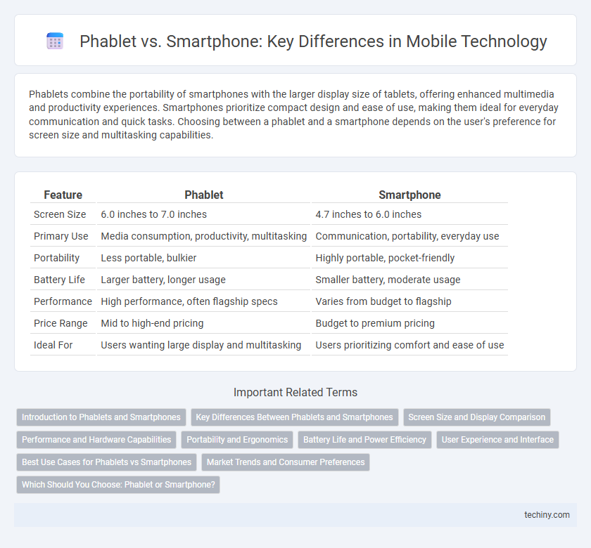 Phablet vs. Smartphone: Key Differences in Mobile Technology