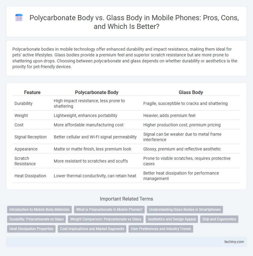 Polycarbonate Body vs. Glass Body in Mobile Phones: Pros, Cons, and Which Is Better?