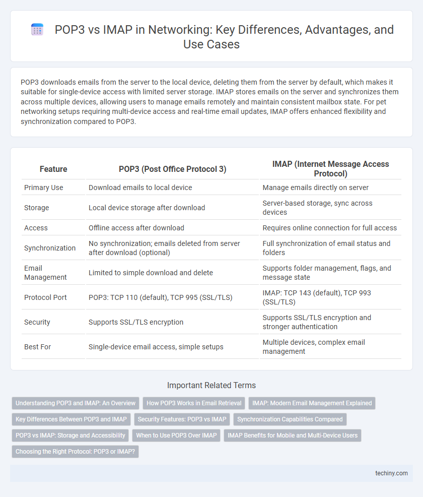 POP3 vs IMAP in Networking: Key Differences, Advantages, and Use Cases