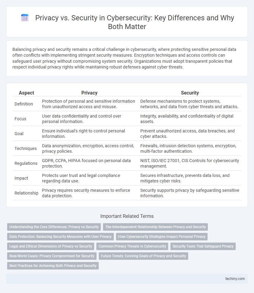 Privacy vs. Security in Cybersecurity: Key Differences and Why Both Matter