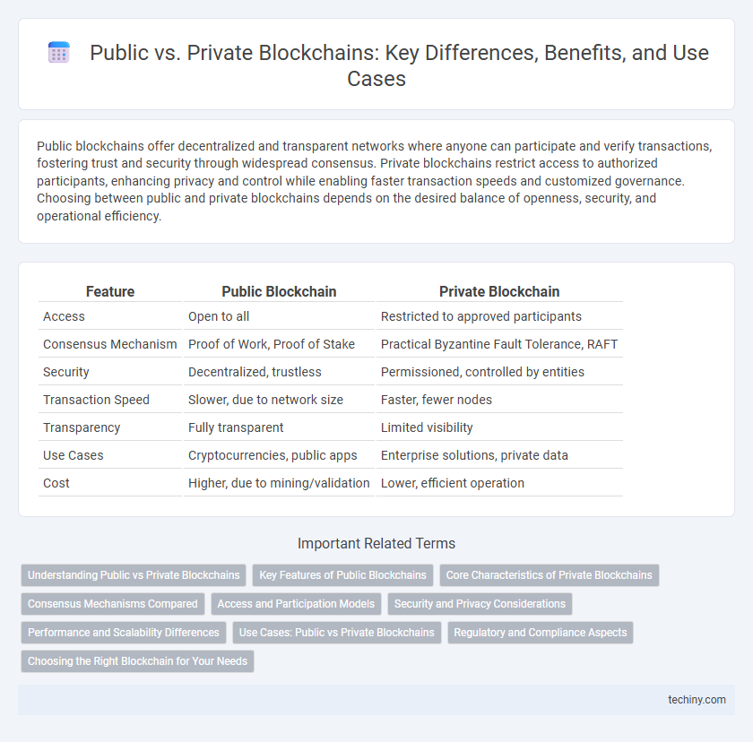 Public vs. Private Blockchains: Key Differences, Benefits, and Use Cases