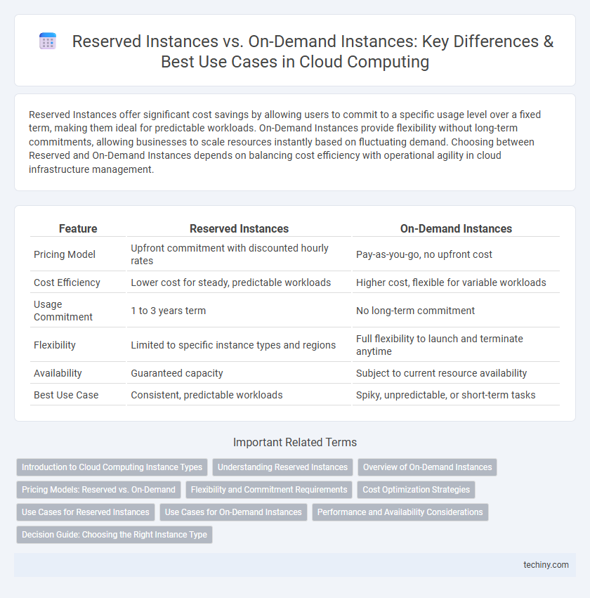 Reserved Instances vs. On-Demand Instances: Key Differences & Best Use Cases in Cloud Computing