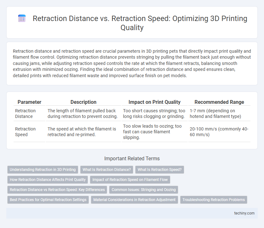Retraction Distance vs. Retraction Speed: Optimizing 3D Printing Quality