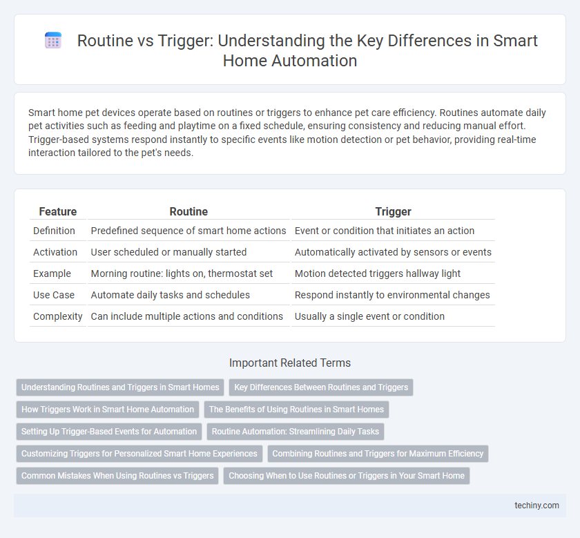 Routine vs Trigger: Understanding the Key Differences in Smart Home Automation