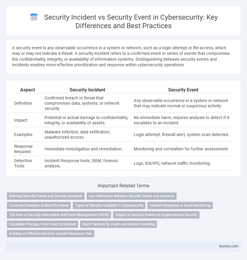 Security Incident vs Security Event in Cybersecurity: Key Differences and Best Practices