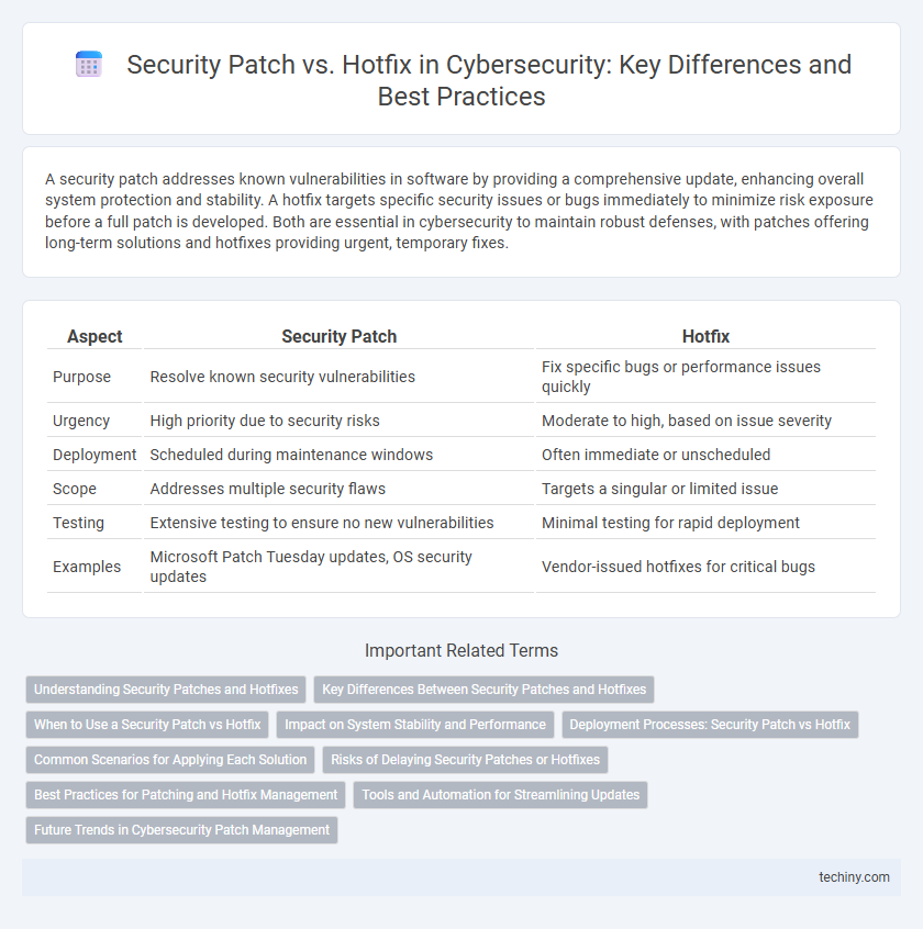 Security Patch vs. Hotfix in Cybersecurity: Key Differences and Best Practices