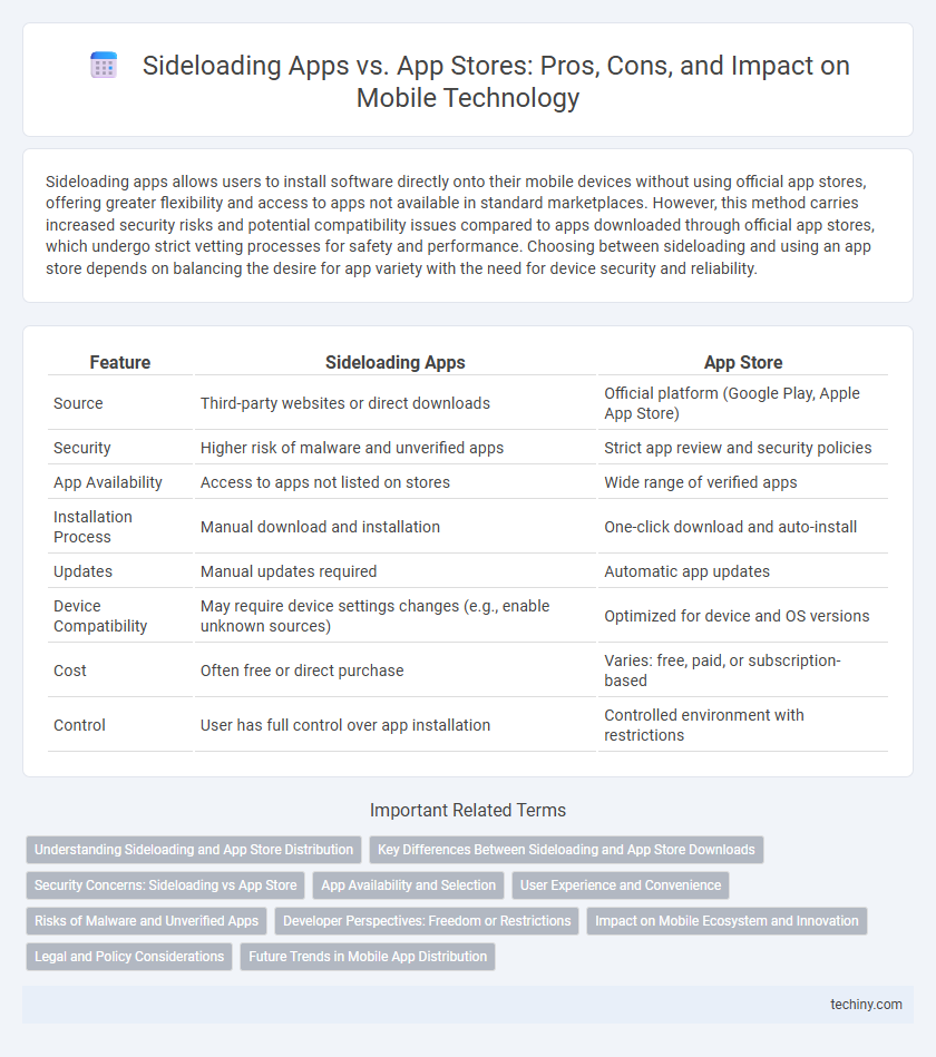 Sideloading Apps vs. App Stores: Pros, Cons, and Impact on Mobile Technology