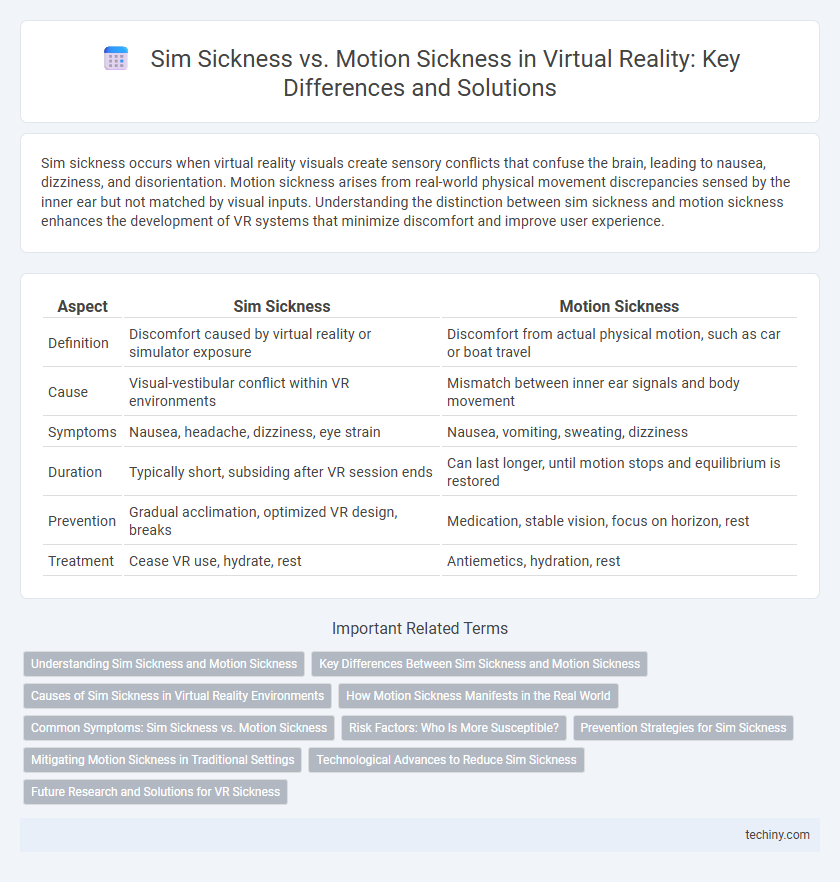Sim Sickness vs. Motion Sickness in Virtual Reality: Key Differences and Solutions