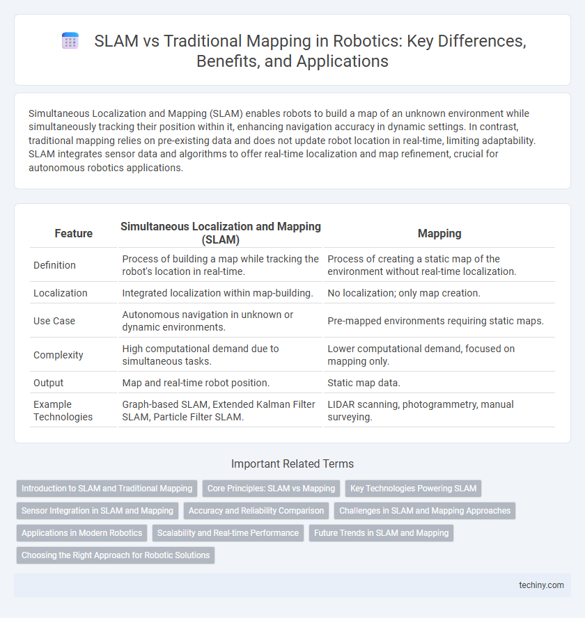 SLAM vs Traditional Mapping in Robotics: Key Differences, Benefits, and Applications