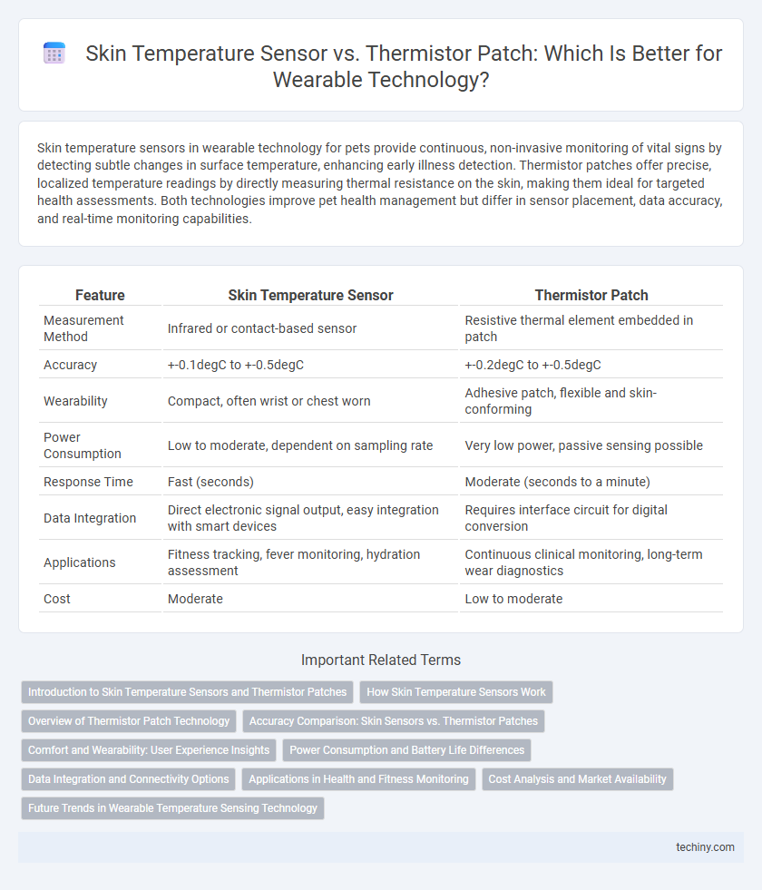 Skin Temperature Sensor vs. Thermistor Patch: Which Is Better for Wearable Technology?