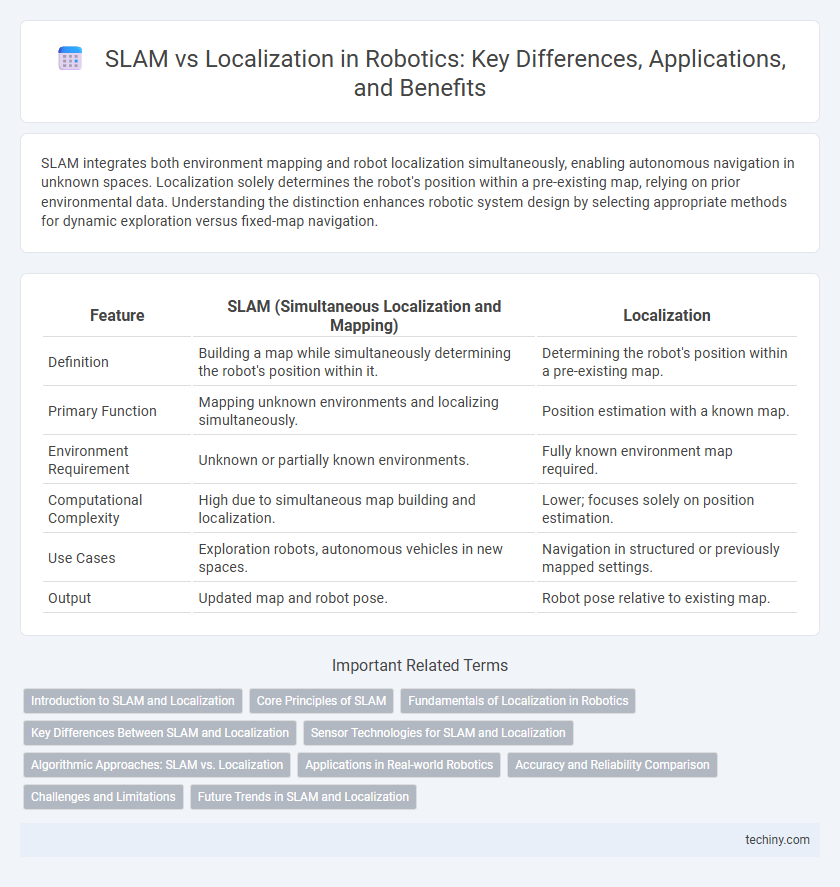 SLAM vs Localization in Robotics: Key Differences, Applications, and Benefits