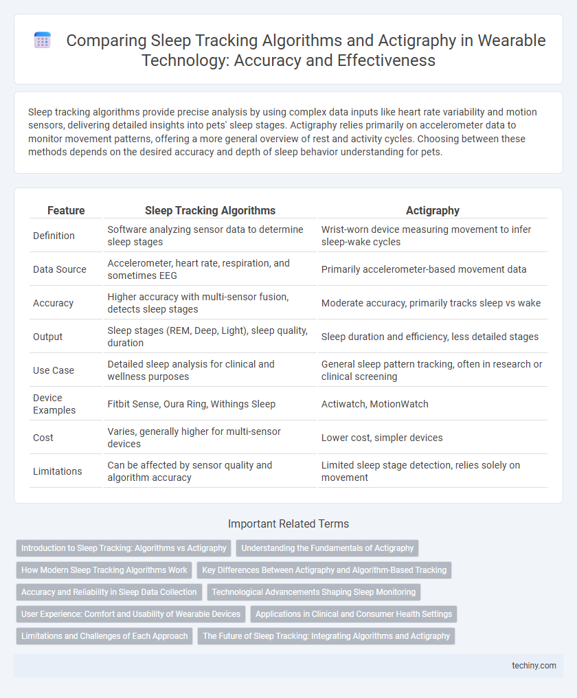 Comparing Sleep Tracking Algorithms and Actigraphy in Wearable Technology: Accuracy and Effectiveness