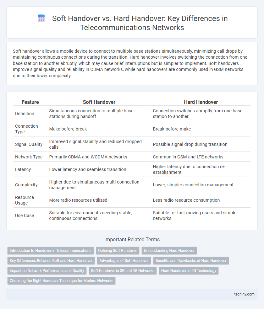 Soft Handover vs. Hard Handover: Key Differences in Telecommunications Networks