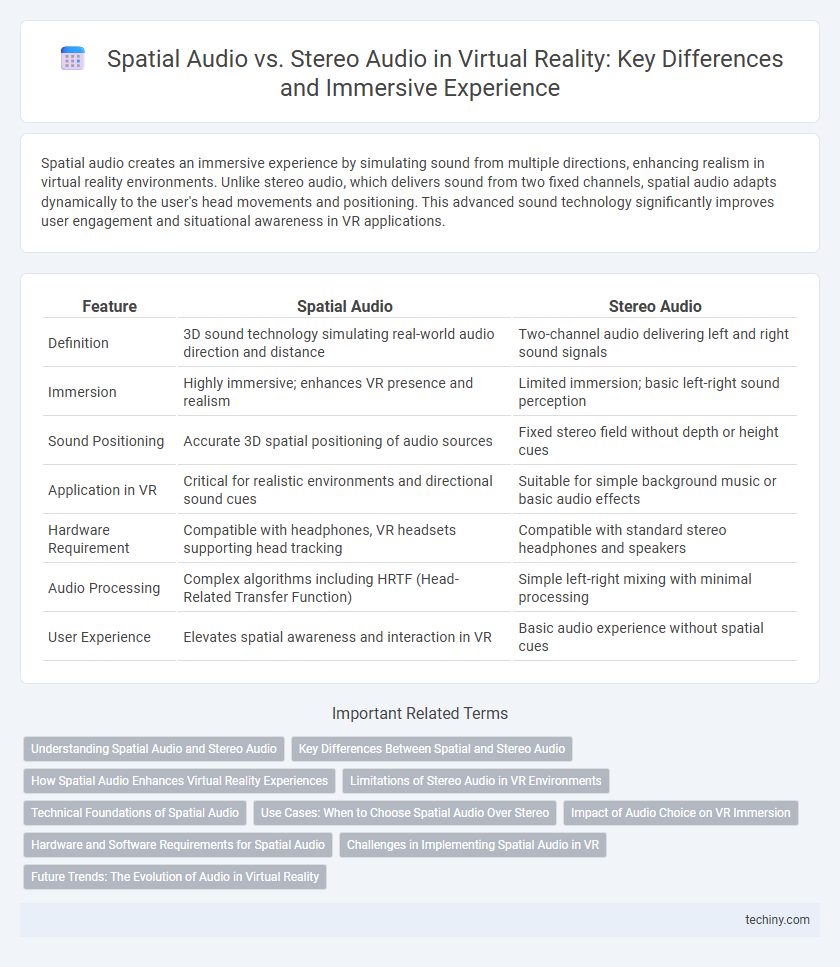 Spatial Audio vs. Stereo Audio in Virtual Reality: Key Differences and Immersive Experience