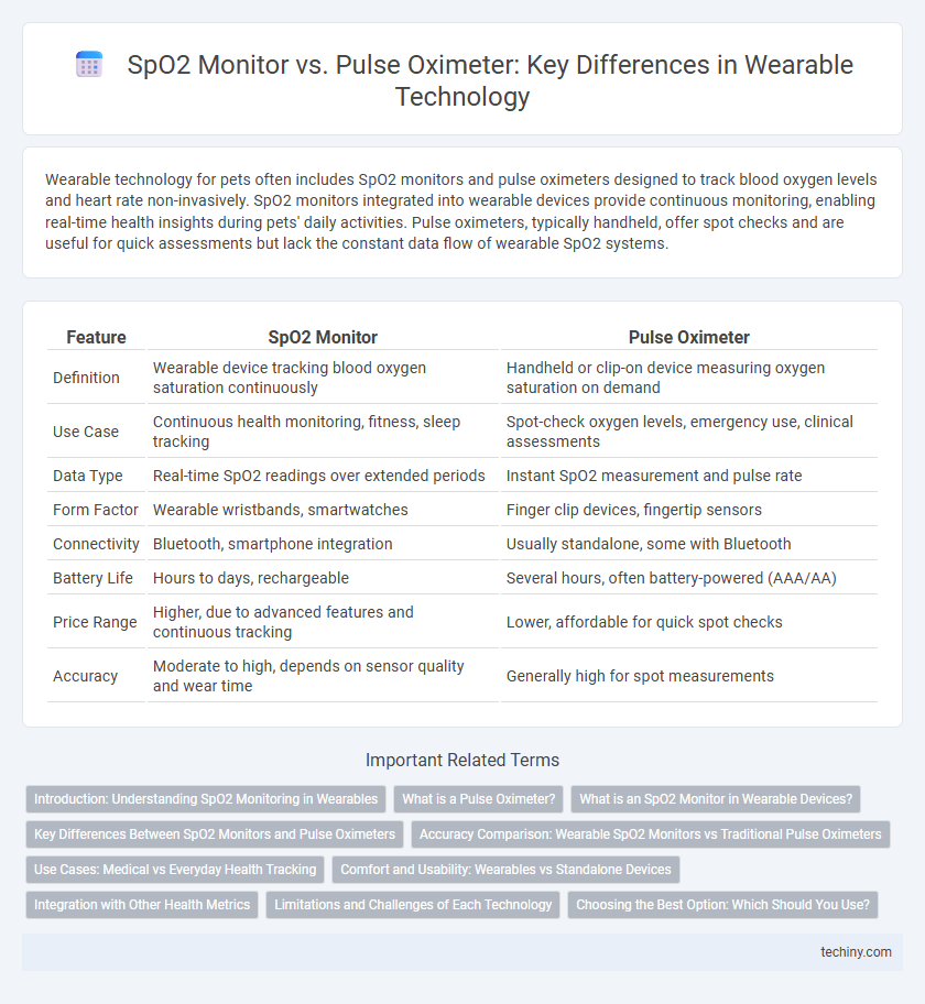 SpO2 Monitor vs. Pulse Oximeter: Key Differences in Wearable Technology