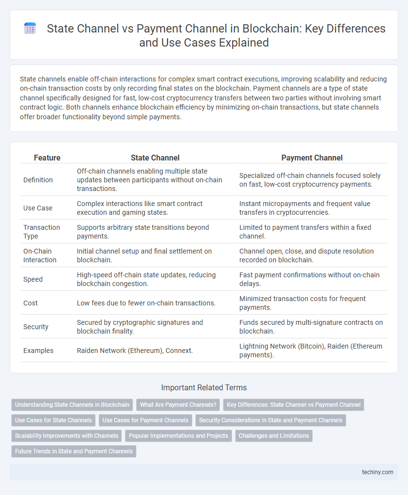 State Channel vs Payment Channel in Blockchain: Key Differences and Use Cases Explained
