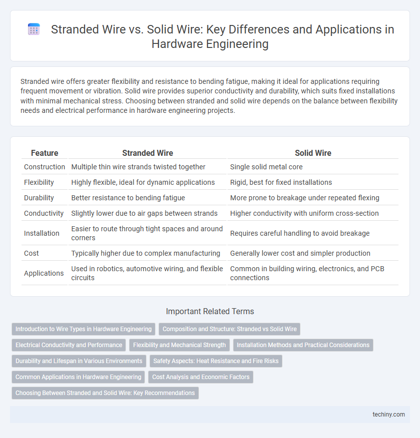 Stranded Wire vs. Solid Wire: Key Differences and Applications in Hardware Engineering