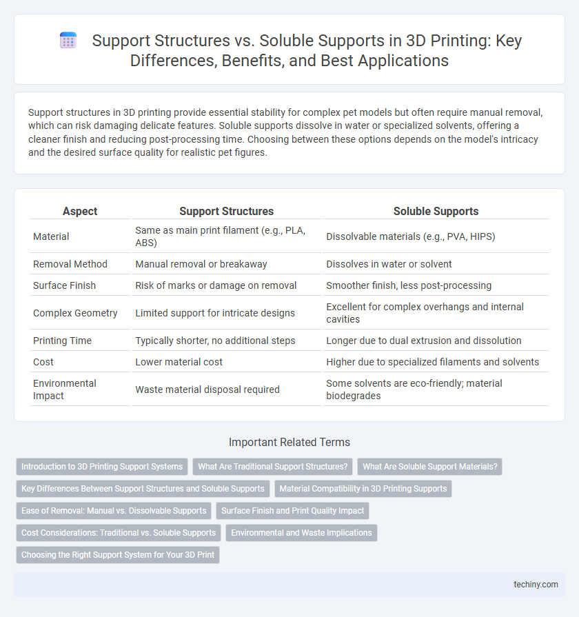 Support Structures vs. Soluble Supports in 3D Printing: Key Differences, Benefits, and Best Applications