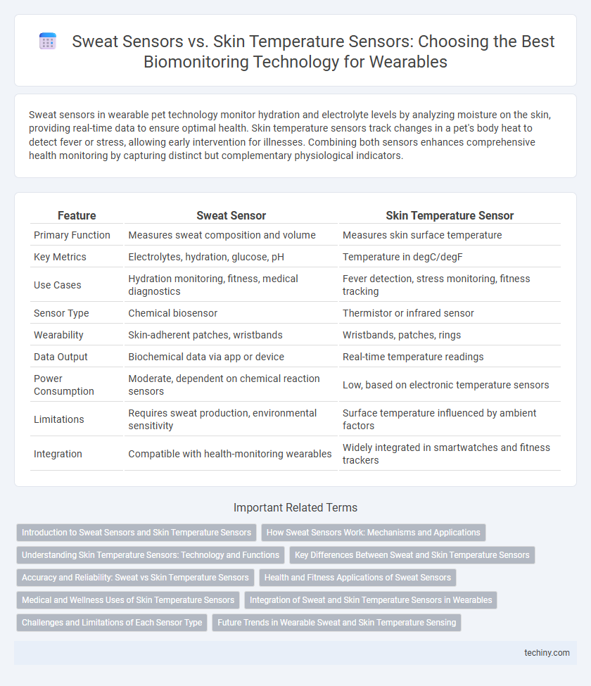 Sweat Sensors vs. Skin Temperature Sensors: Choosing the Best Biomonitoring Technology for Wearables