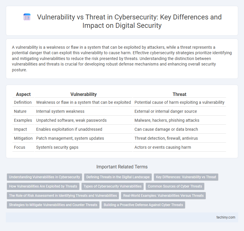Vulnerability vs Threat in Cybersecurity: Key Differences and Impact on Digital Security