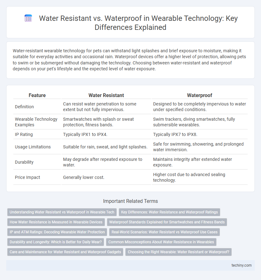 Water Resistant vs. Waterproof in Wearable Technology: Key Differences Explained